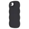 Coque arrière en silicone Phonesta Wavy pour Apple iPhone 17e/16e - Noir 4