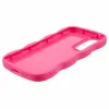 Coque arrière en silicone Phonesta Wavy pour Samsung Galaxy A35 - Hot Pink 4
