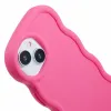Coque arrière en silicone Phonesta Wavy pour Apple iPhone 15 - Hot Pink 6