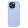 Coque arrière en silicone Phonesta Wavy pour Apple iPhone 15 Pro - Violet 3
