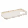 Coque arrière en silicone Phonesta Wavy pour Apple iPhone 15 Pro Max - Beige 4