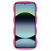 Coque arrière en silicone Phonesta Wavy pour Xiaomi Redmi Note 14 4G - Hot Pink 2
