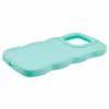 Coque arrière en silicone Phonesta Wavy pour Xiaomi Redmi Note 14 4G - Vert menthe 5