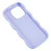 Coque arrière en silicone Phonesta Wavy pour Xiaomi Redmi Note 14 4G - Violet 4