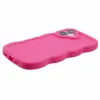 Coque arrière en silicone Phonesta Wavy pour Apple iPhone 17 - Hot Pink 5