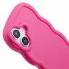 Coque arrière en silicone Phonesta Wavy pour Apple iPhone 17 - Hot Pink 6