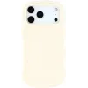 Coque arrière en silicone Phonesta Wavy pour Apple iPhone 17 Pro - Beige