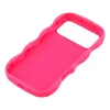 Coque arrière en silicone Phonesta Wavy pour Apple iPhone 17 Pro - Hot Pink 6
