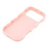 Coque arrière en silicone Phonesta Wavy pour Apple iPhone 17 Pro - Rose 6