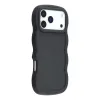 Coque arrière en silicone Phonesta Wavy pour Apple iPhone 17 Pro - Noir 2