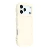 Coque arrière en silicone Phonesta Wavy pour Apple iPhone 17 Pro Max - Beige 2