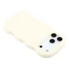Coque arrière en silicone Phonesta Wavy pour Apple iPhone 17 Pro Max - Beige 5