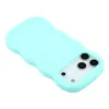 Coque arrière en silicone Phonesta Wavy pour Apple iPhone 17 Pro Max - Vert menthe 4