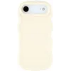 Coque arrière en silicone Phonesta Wavy pour Apple iPhone Air - Beige 0