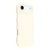 Coque arrière en silicone Phonesta Wavy pour Apple iPhone Air - Beige 1