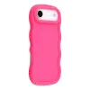 Coque arrière en silicone Phonesta Wavy pour Apple iPhone Air - Hot Pink 1