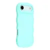 Coque arrière en silicone Phonesta Wavy pour Apple iPhone Air - Vert menthe 1