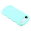 Coque arrière en silicone Phonesta Wavy pour Apple iPhone Air - Vert menthe 4