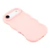 Coque arrière en silicone Phonesta Wavy pour Apple iPhone Air - Rose 3