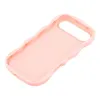 Coque arrière en silicone Phonesta Wavy pour Apple iPhone Air - Rose 5