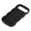 Coque arrière en silicone Phonesta Wavy pour Apple iPhone Air - Noir 5