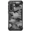 Coque arrière Ringke Fusion X pour Samsung Galaxy A57 - Camo Noir 1