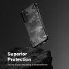 Coque arrière Ringke Fusion X pour Samsung Galaxy A57 - Camo Noir 4
