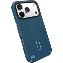 Coque arrière Speck Presidio2 Grip ClickLock avec MagSafe pour Apple iPhone 17 Pro - Bleu