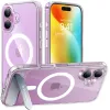 Coque arrière Torras Pstand avec MagSafe pour Apple iPhone 16 Plus - Transparent 0