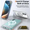 Coque arrière Torras Pstand avec MagSafe pour Apple iPhone 16 Plus - Transparent 5