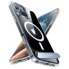 Coque arrière Torras Pstand avec MagSafe pour Apple iPhone 16 Pro - Transparent 1