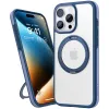 Coque arrière Torras Ostand R Fusion avec MagSafe pour Apple iPhone 16 Pro Max - Bleu foncé 3