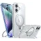 Coque arrière Torras Ostand Spin avec MagSafe pour Apple iPhone 16 Plus - Transparent