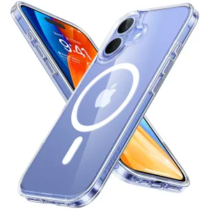 Coque arrière Torras Diamond avec MagSafe pour Apple iPhone 16 Plus - Transparent