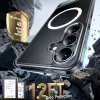 Coque arrière Torras Pstand avec MagSafe pour Samsung Galaxy S25 Plus - Transparent 4