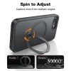 Coque arrière Torras Ostand Spin avec MagSafe pour Apple iPhone 17e/16e - Noir 3
