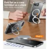 Coque arrière Torras Ostand Spin avec MagSafe pour Apple iPhone 17e/16e - Transparent 4