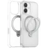 Coque arrière Torras Ostand Spin avec MagSafe pour Apple iPhone 17 - Transparent 0