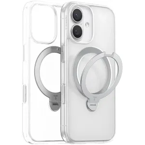 Coque arrière Torras Ostand Spin avec MagSafe pour Apple iPhone 17 - Transparent