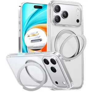 Coque arrière Torras Ostand Pro avec MagSafe pour Apple iPhone 17 Pro Max - Transparent