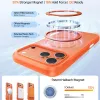 Coque arrière Torras Ostand Pro avec MagSafe pour Apple iPhone 17 Pro Max - Orange 6