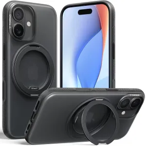 Coque arrière Torras Ostand R Fitness avec MagSafe pour Apple iPhone 17 - Noir