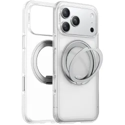 Coque arrière Torras Ostand R Fitness avec MagSafe pour Apple iPhone 17 Pro Max - Transparent