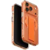 Coque arrière UNIQ Heldro Air MagClick MagSafe pour Apple iPhone 17 Pro - Transparent/Orange 0