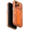 Coque arrière UNIQ Heldro Air MagClick MagSafe pour Apple iPhone 17 Pro Max - Transparent/Orange